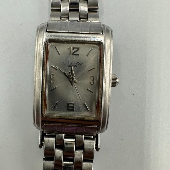 Kenneth Cole Accessories - 3/$30 Kenneth Cole Watch Women All Stainless Steel 21MM Case New Battery 6.75"
